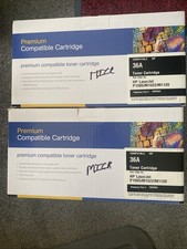 2 New HP 36A Toner Cartridge - Dual Pack Black picture