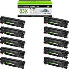 10PK CF283X Toner Cartridge for HP LaserJet MFP M225dn MFP M225dw MFP M225rdn picture