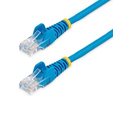 StarTech RJ45PATCH7 7Ft CAT5E Cable Snagless Ethernet Cable RJ45 PoE Ready Blue picture