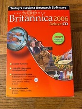 Encyclopedia Britannica 2006 Deluxe PC CD Rom picture