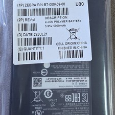 OEM New ZEBRA TC21 TC26 Battery P/N:BTRY-TC2Y-2XMA1-01 BT-000409 5000mAh picture
