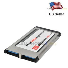 PCI Express Card to USB 3.0 2 Port Adapter 34 mm Converter picture