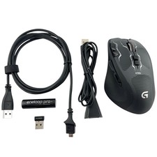 Logitech G700s Wireless Wired Rechargeable Black Gaming Mouse & Dongle picture