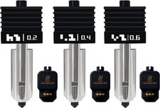 3 Pack P2S Hotend 0.2MM 0.4MM 0.6MM Nozzle for P2S/X2D/H2S/H2D/H2C/A1/A1 Mini... picture