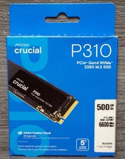 Crucial P310 500GB PCIe Gen4 NVMe M.2 2280 SSD (CT500P310SSD8) SEALED picture