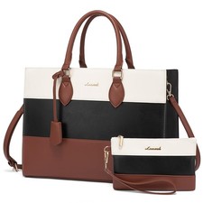 LOVEVOOK Laptop Tote Bag for Women, 15.6 Inch Work Bags, Waterproof Computer Bag picture