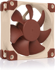 Noctua NF A8 FLX Premium Quiet Fan Adaptors Anti-Vibration Pads 3-Pin 80mm Brown picture