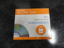 NEW Memorex 5PK Secure DVD-R Password Protected Encryption 16x 4.6GB picture