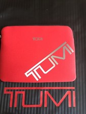 RARE Tumi Alpha Red ipad Tablet Case Laptop Sleeve Portfolio picture
