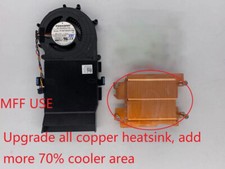  1PC with fan For 7040 7050 7060 7070 MFF Low voltage CPU copper cooler heatsink picture