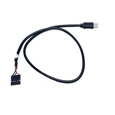 Dupont 5pin 2.54mm Pitch To USB 2.0 Type C Motherboard Header Data Power Cable picture