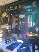Custom/Whitebox RGB Gaming Desktop Tower PC, Dedicated Graphics, White/Black picture