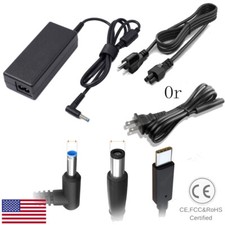3-Tips For HP blue tip 19.5V 45W 65W Laptop AC Adapter Cargador De Computadora picture