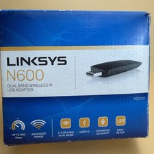 Linksys AE2500 N600 Dual Band Wireless-N USB Adapter Wi-Fi Dongle PC Laptop picture