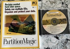 Vintage Partition Magic 3.04 CD and User Guide picture