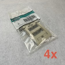 Panduit CFPE6EI MINI-COM Face-Plate Executive Series 6 Module Spaces Lot of 4 picture