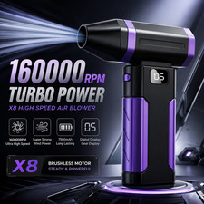 Air Duster 160000RPM Brushless Cordless Turbo Blower USB C PC Car Cleaning Tool picture