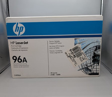 Genuine HP 96A (C4096A) LaserJet BLACK Toner Ink Cartridge SEALED picture