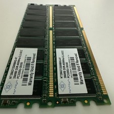 ⭐️⭐️⭐️⭐️⭐️ NT256D72S89BOG-5T Nanya 256MB DDR-400MHz UDIMM 1Rx8 CL3 Memory picture