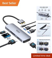 All-in-One Selore Docking Station: Dual HDMI, Fast Data Transfer, MacBook Ready picture