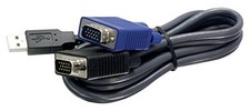 Trendnet 2-In-1 Usb Vga Kvm Cable, 1.83M (6 Feet), Vga-svga Hdb 15-Pin picture
