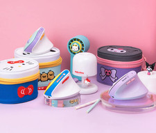 Sanrio Characters Rechargeable Vertical Wireless Mouse Silent Ergonomic w/ Pouch picture