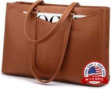 Bolso de mano para ordenador portátil Bolsos de trabajo vintage para mujer NUEVO picture