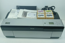 EPSON STYLUS PRO 3800 PRINTER WIDE FORMAT PAGE CT 283 COMES W INK  TESTED picture