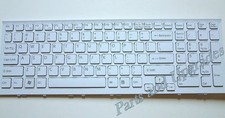 Sony Vaio VPCEH3CFX VPCEH3CFX/W VPCEH3HFX VPCEH3HFX/W White Keyboard W/Frame NEW picture