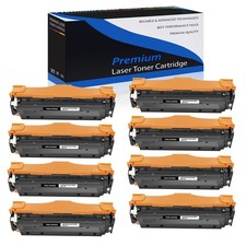 8PK High Yield Black CF380A 312A Toner for HP LaserJet MFP M476dw M476nw Printer picture