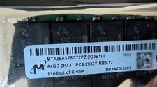 (1 x 64GB) Micron 64GB DDR4 RDIMM 2Rx4 ECC Registered PC4-2933Y MTA36ASF8G72PZ picture