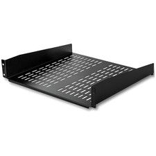 Vented 2U Server Rack Shelf - Sturdy Steel, 50lb Capacity, 19'' Rack Compatible picture