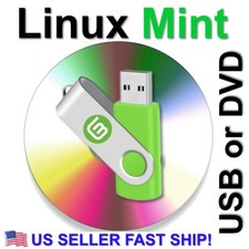 Linux Mint Latest 22.3 Cinnamon 64bit Version BOOTABLE/LIVE DVD-or-USB FREESHIP picture