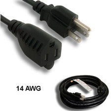 [10X] 50' Weather Proof Outdoor Power Cable NEMA5-15P/5-15R 14AWG 15A/250V SJTW picture