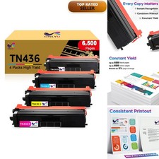 ONLYU TN436 Toner Cartridge 4-Pack for Brother HL-L8360CDW MFC-L8900CDW picture