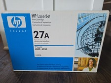 (NEW) Genuine HP 27A Black Toner Cartridge Box HP LaserJet 4000-4050 C4127A picture