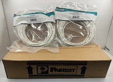 Box of 10  - Panduit UTPCH20Y 20’ , White, Patch Cord, Cat 5e picture