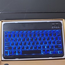 Nanxin HB-030 Bluetooth Wireless Illuminated Compact Keyboard Black QWERTY EN picture