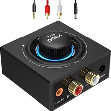 YMOO B06T3 Bluetooth 5.3 Receiver, 100Ft RCA Bluetooth Audio Adapter for 3.5Mm J picture