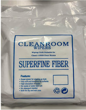 non-woven cleanroom wipe, superfine fiber, lint free, 100 pcs/pkg, 6