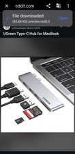 UGREEN 6-in-2 USB-C Hub Adapter for Apple (Model CM380 / 80856) picture