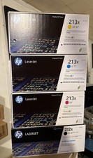 HP 213X C/M/Y/B SET W2133X High Yield Toner Cartridge Color Laser 5800dn 5700dn picture
