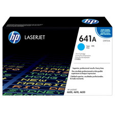 HP 641A C9721A Original Cyan LaserJet Toner Cartridge 8000 Page Yield - New picture