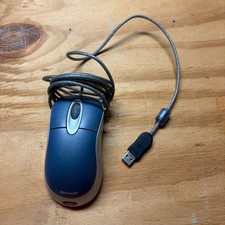 Microsoft Optical Mouse Blue USB and PS/2 Compatible Model X08-72983 Tested picture