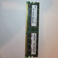 Crucial 256MB DDR PC2100U-25330-A0 266MHz CL2.5 Desktop RAM Memory Module picture