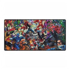 Ultimate Marvel And DC Superheroes Epic Battle Crossover Comic Art Mouse Pad picture