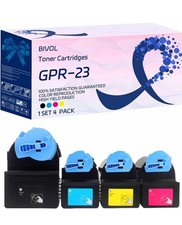 BI/VOL GPR-23 Toner Cartridges 4 Pack High Yield CMYK for Canon imageRUNNER picture