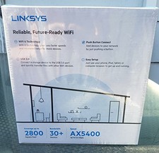 Linksys E9450 Wi-Fi 6 Dual-Band AX5400 Router - Black picture
