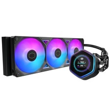 Cooler Master Masterliquid 360 Atmos Ii Lcd Argb Liquid Cpu Cooler, 360Mm, Du... picture