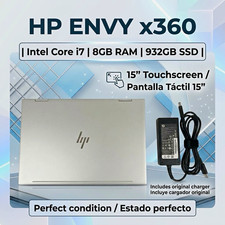 HP Envy x360 15in 2-in-1 Touchscreen Core i7 8GB SSD Win11 Silver picture